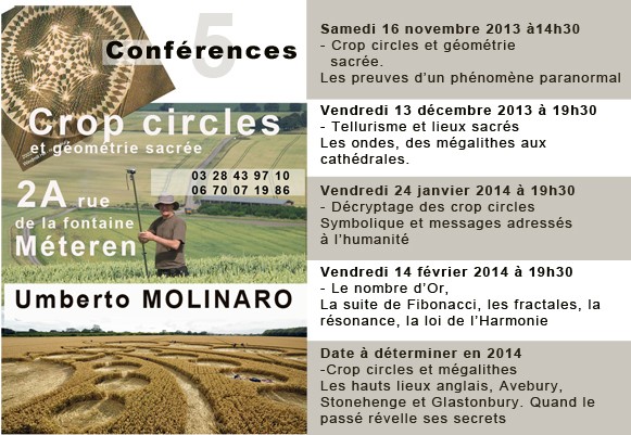 dates des conférences de 2012