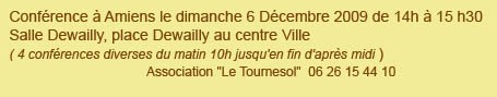 Conférence Amiens 06/12/09