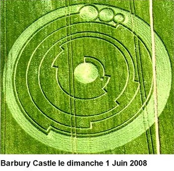 Crop circle de Barbury castle