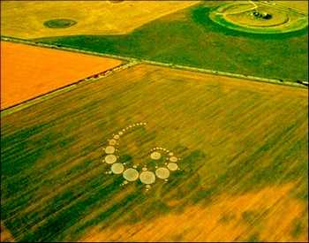crop circle de Stonehenge